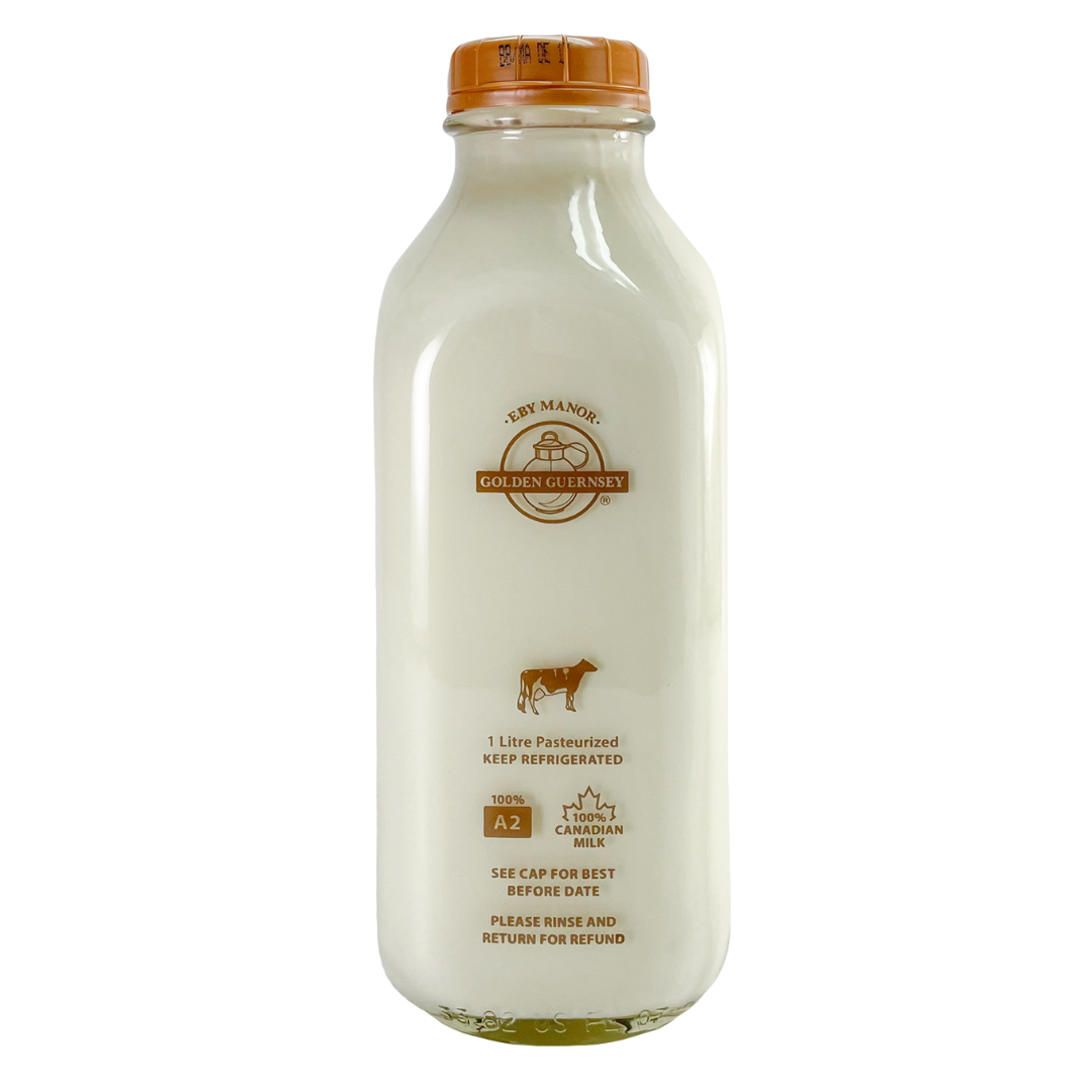 Eby Manor Golden Guernsey 4.8% Milk - 1L