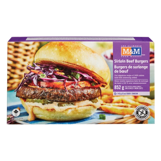 Sirloin Beef Burgers