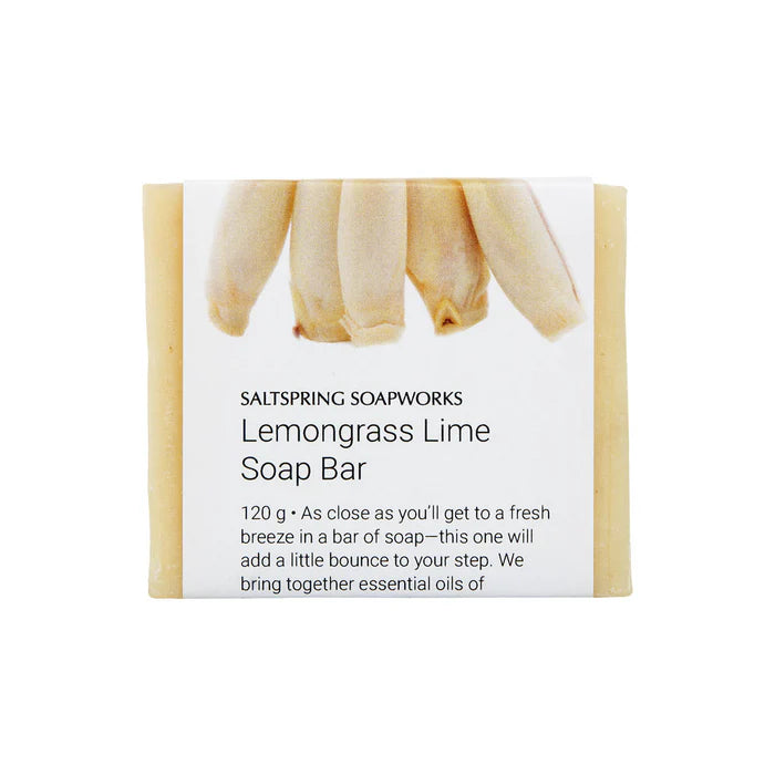 Saltspring Soapworks Lemongrass Lime Soap Bar