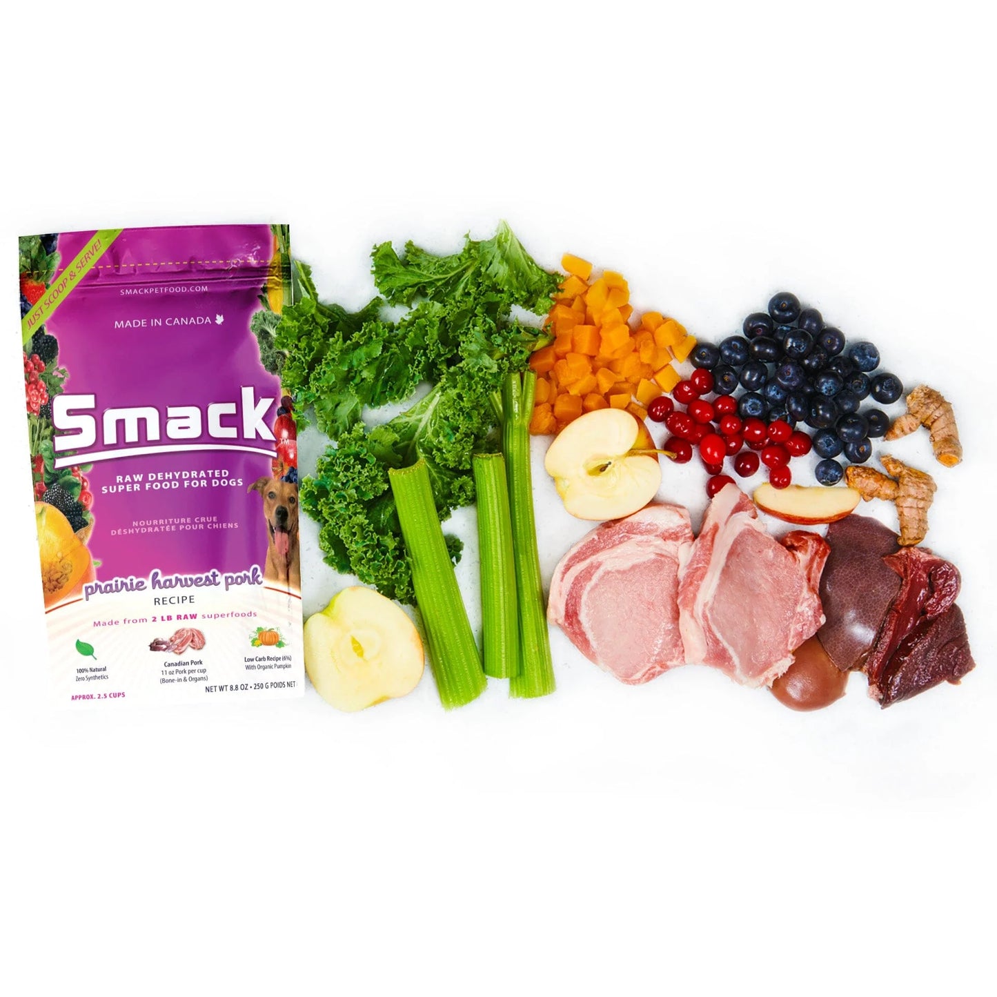 Smack Prairie Harvest Pork (Dog) - 2.5kg