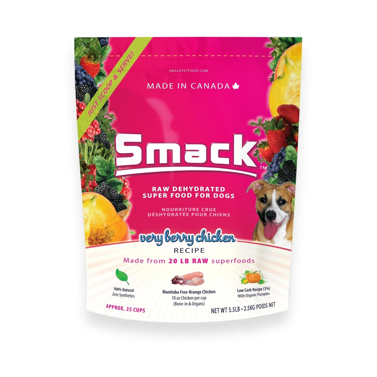 Smack Very Berry Chicken (Dog) - 2.5kg