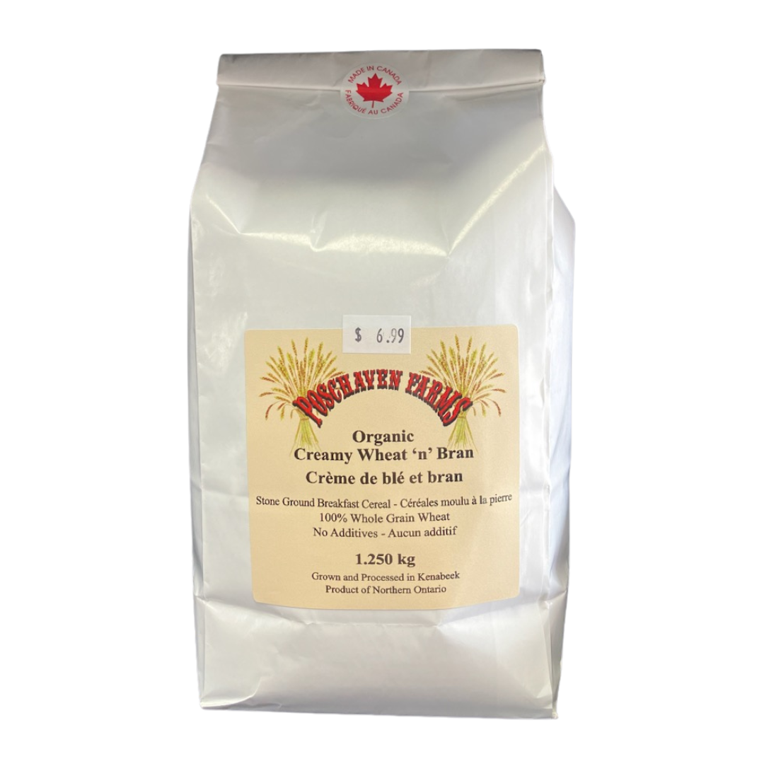 Poschaven Farms - Organic Creamy Wheat 'N' Bran